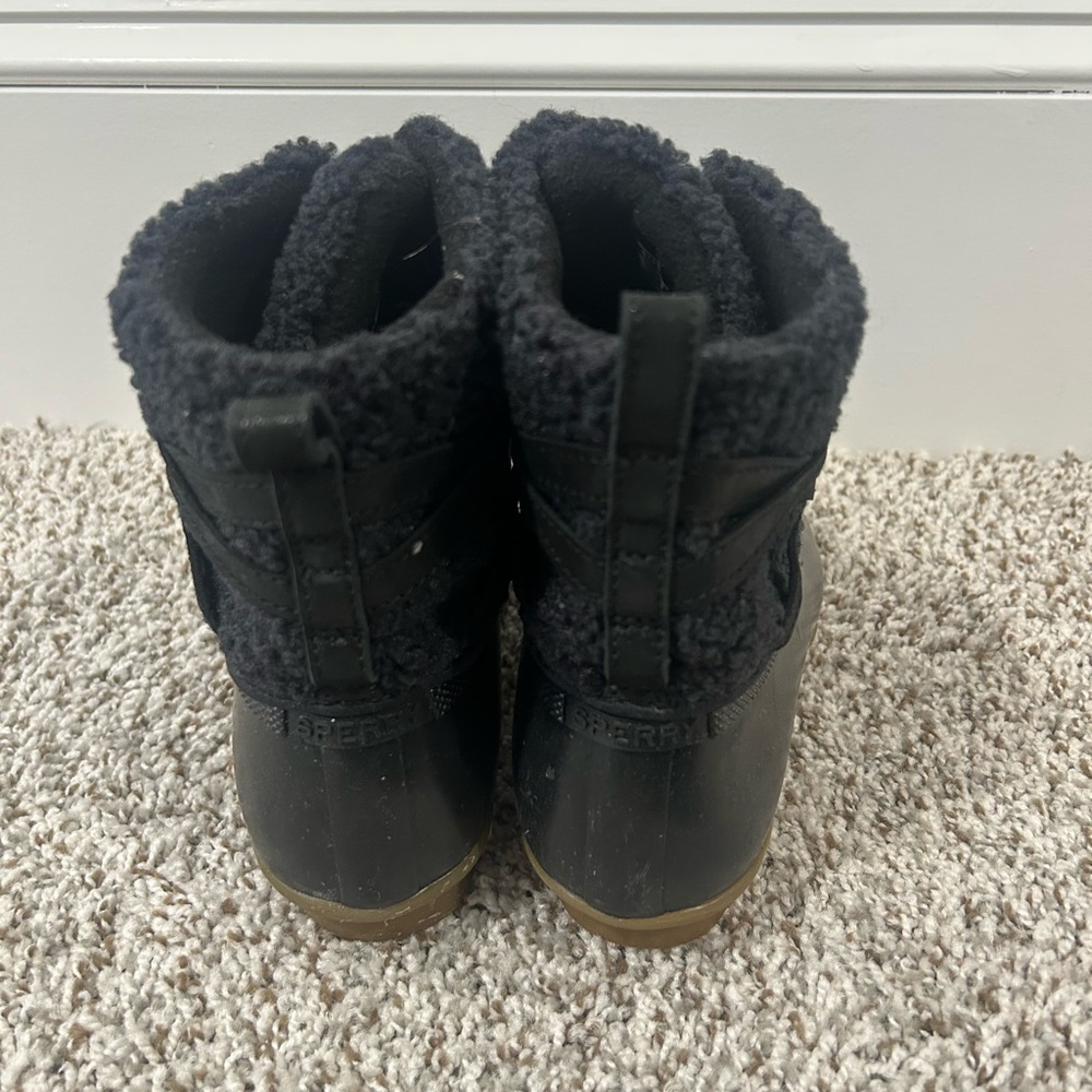 Sperry Black Rain/Winter Boots - Picture 2 of 3